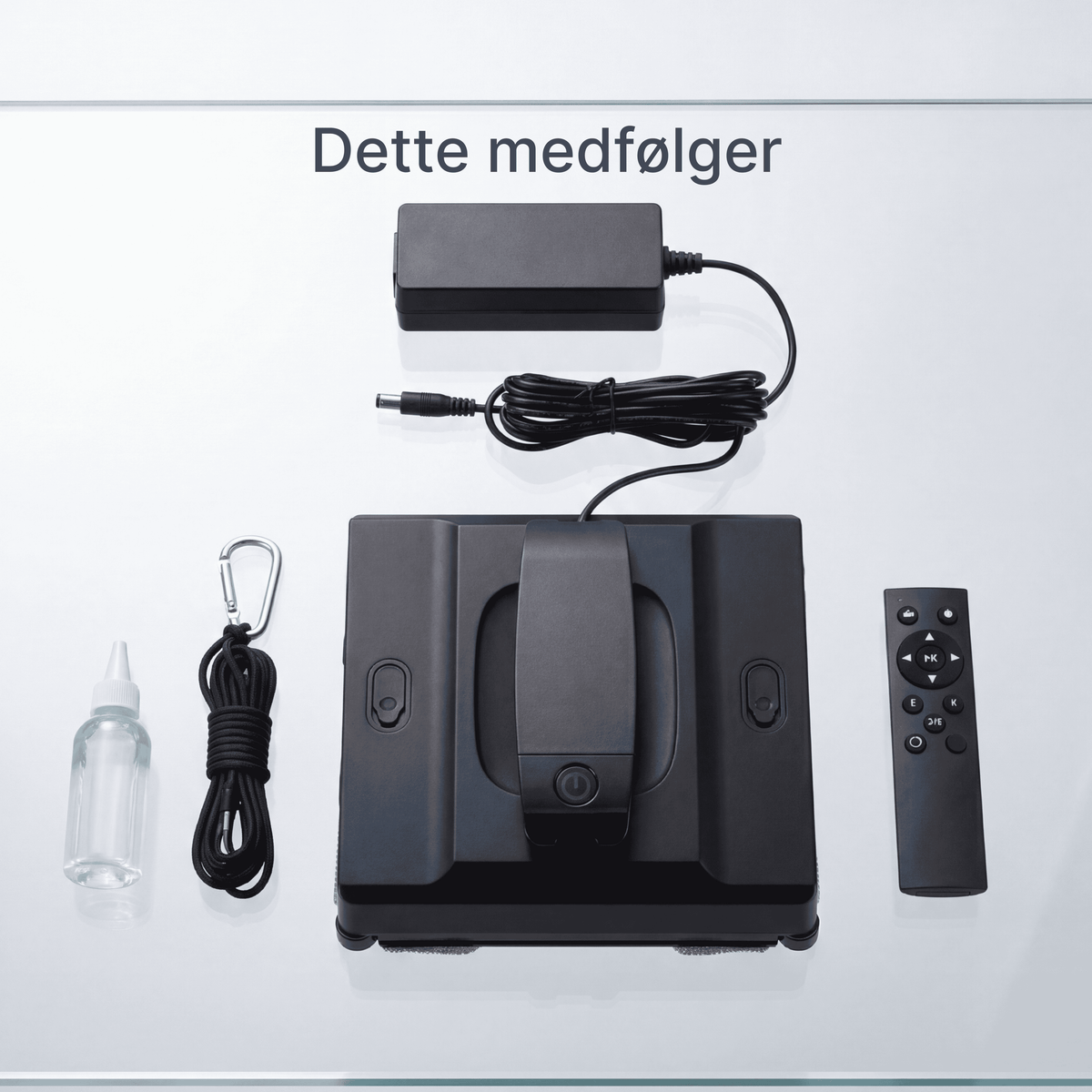Smart AI Vinduesrobot – Automatisk vinduespudsning med 5600 Pa sugekraft - Best i test