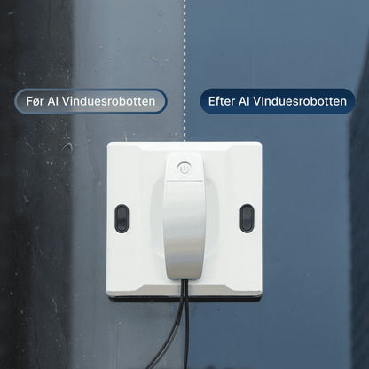 Smart AI Vinduesrobot – Automatisk vinduespudsning med 5600 Pa sugekraft - Best i test
